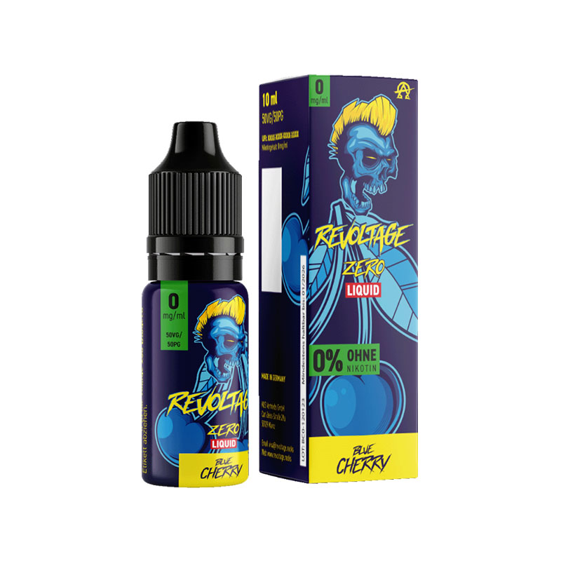 Revoltage Hybrid Nikotinsalz Liquid Blue Cherry 0mg