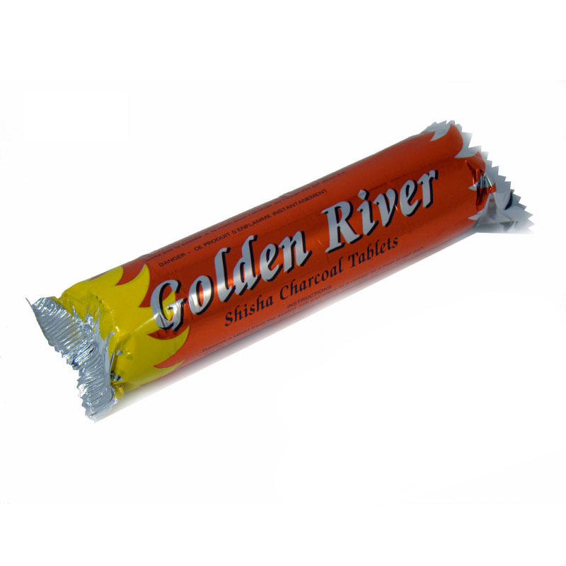 Golden River Shishakohle Tabletten Packung