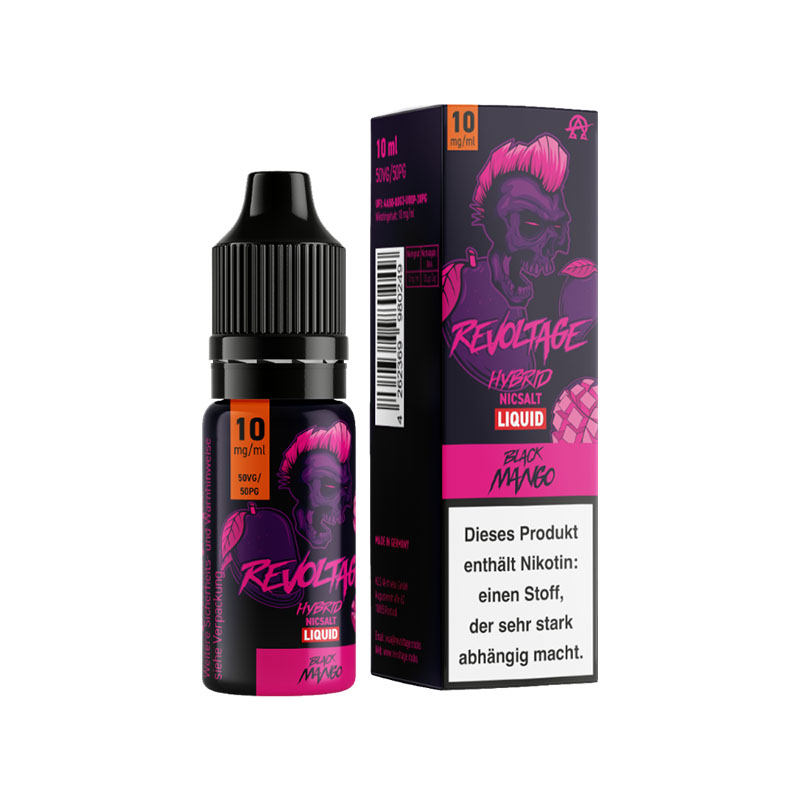 Revoltage Hybrid Nikotinsalz Liquid Black Mango 10mg