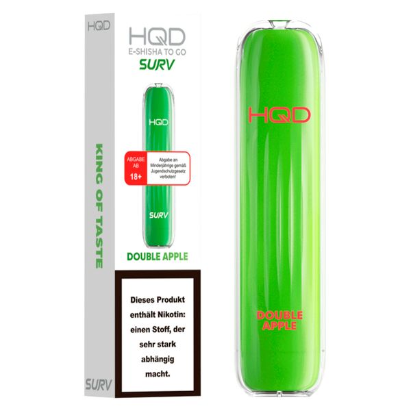 HQD Surv Double Apple 18mg Einweg E-Zigarette