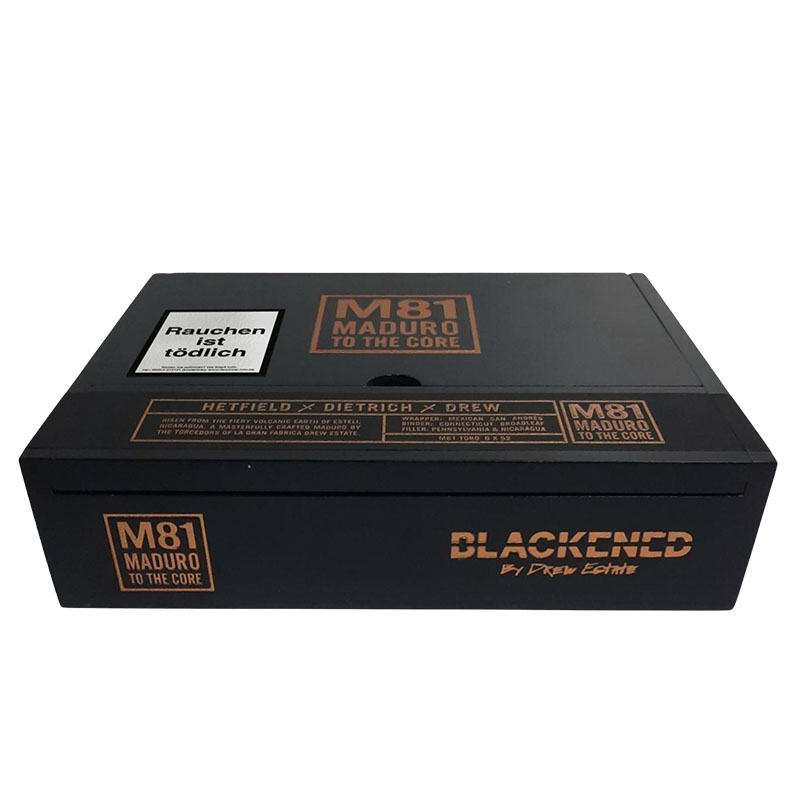 Drew Estate Blackened M81 Toro Zigarren Kiste