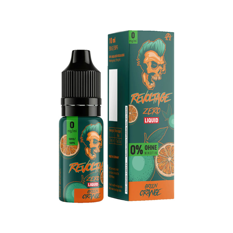 Revoltage Hybrid Nikotinsalz Liquid Green Orange 0mg