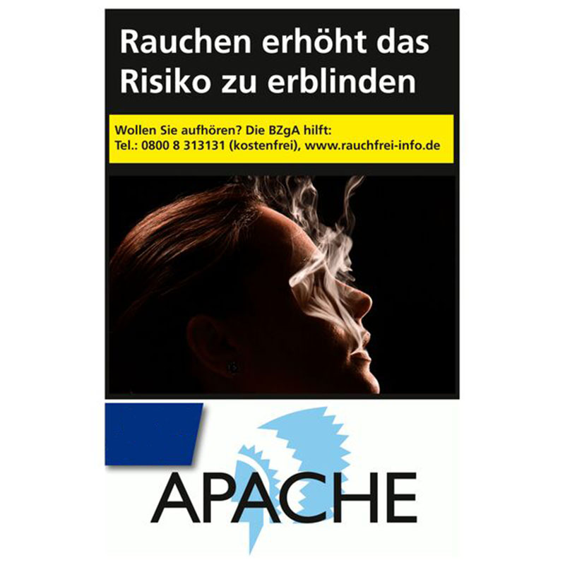 Apache Blue OP Zigaretten Schachtel