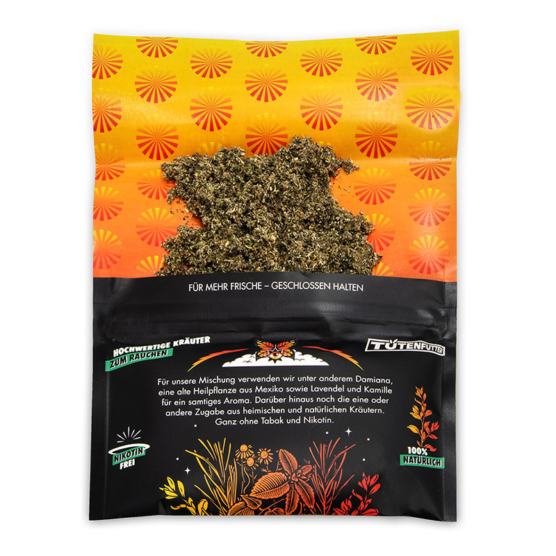 Tütenfutter Kräutermischung Pouch offen