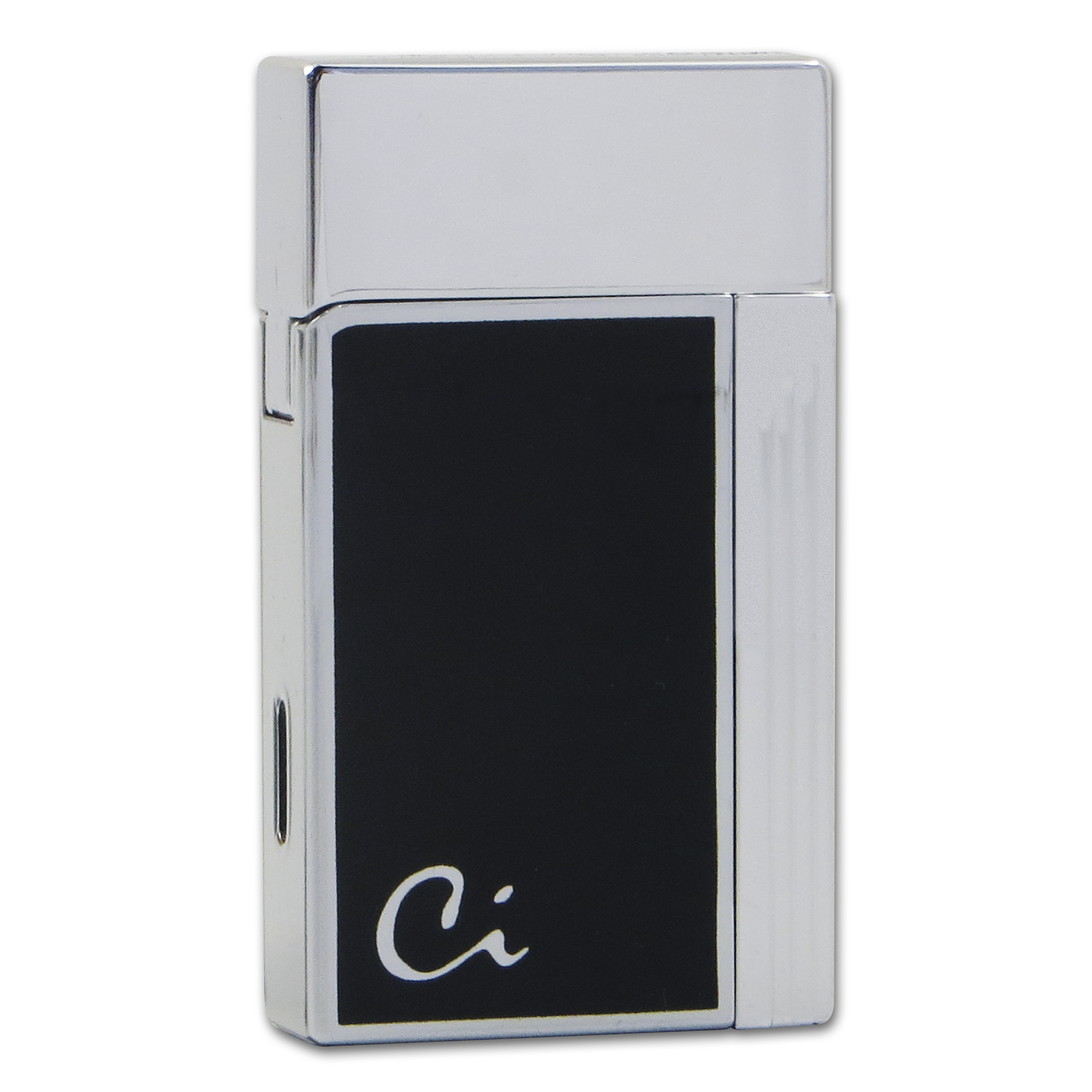 Feuerzeug Jet Caseti Soleil chrom/schwarz