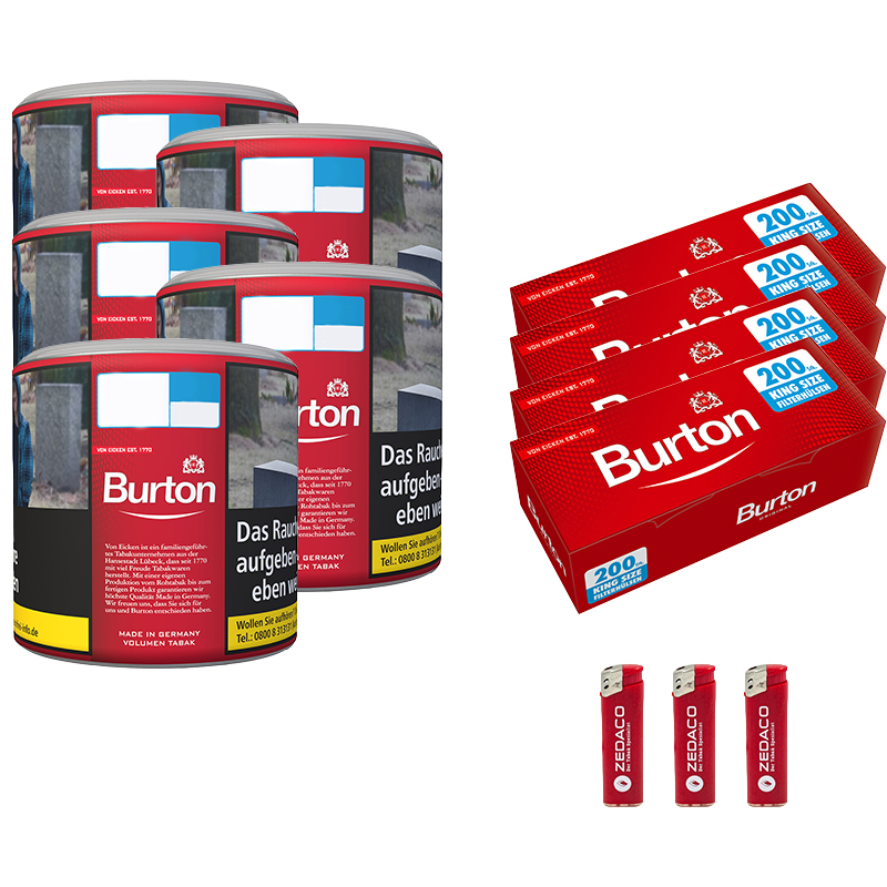 Burton Volumentabak Red S Dose Aktion Large