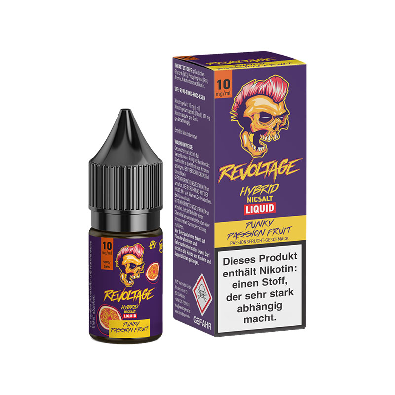 Revoltage Hybrid Nikotinsalz Liquid Punky Passion Fruit 10mg