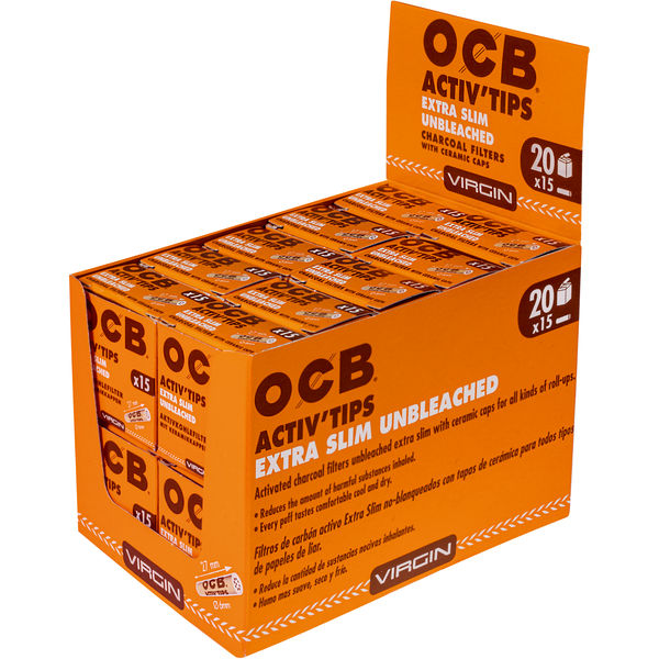 OCB ActivTips Extra Slim Unbleached