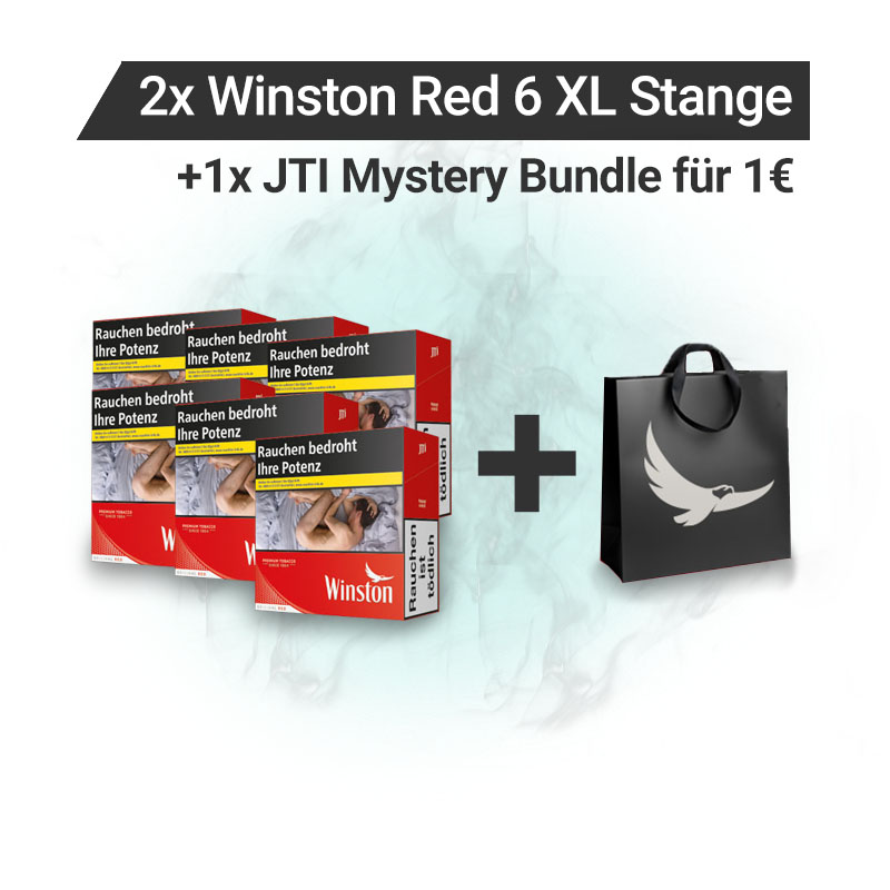 Winston Red 6XL Zigaretten Stange Mystery Bundle Aktion