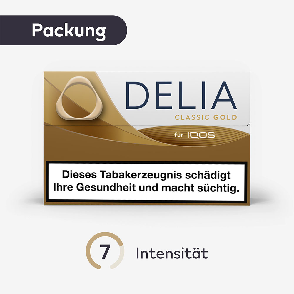 DELIA Classic Gold Sticks Packung