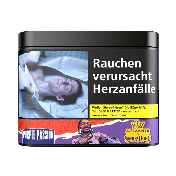Al Fakher X Snoop Dogg Purple Passion Shisha Tabak
