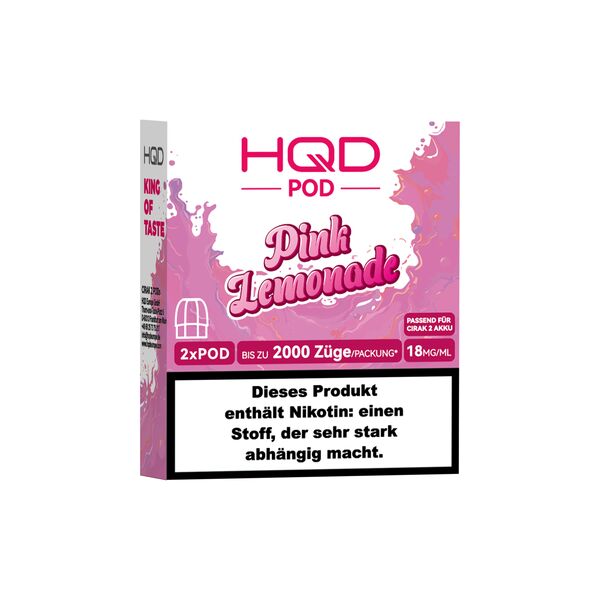 HQD Cirak 2 Pink Lemonade 18mg Prefilled Pods