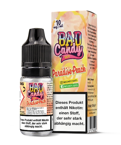 Bad Candy Paradise Peach 10 mg Nikotinsalz Liquid