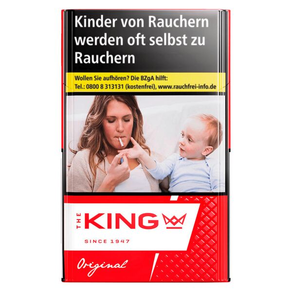 King Red Original Pack Zigaretten Schachtel