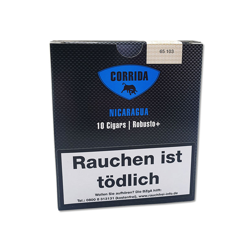 Corrida Nicaragua Robusto+ Zigarren Packung