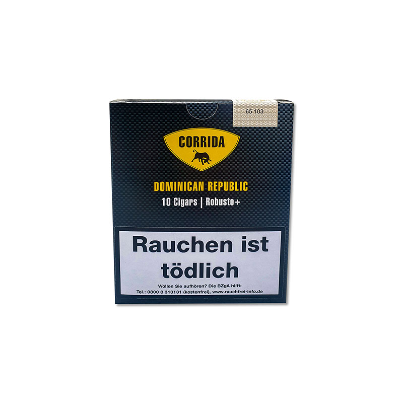 Corrida Dominican Republic Robusto+ Zigarren Schachtel