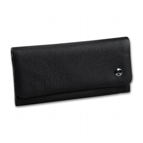 Feinschnitt-Tasche RATTRAYS Black Night schwarz mit Blättchenfach