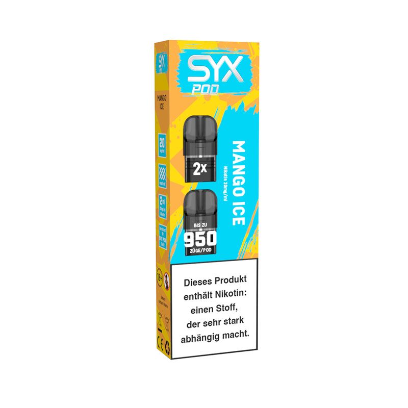 Syx Pod Mango Ice 20mg Prefilled Pods