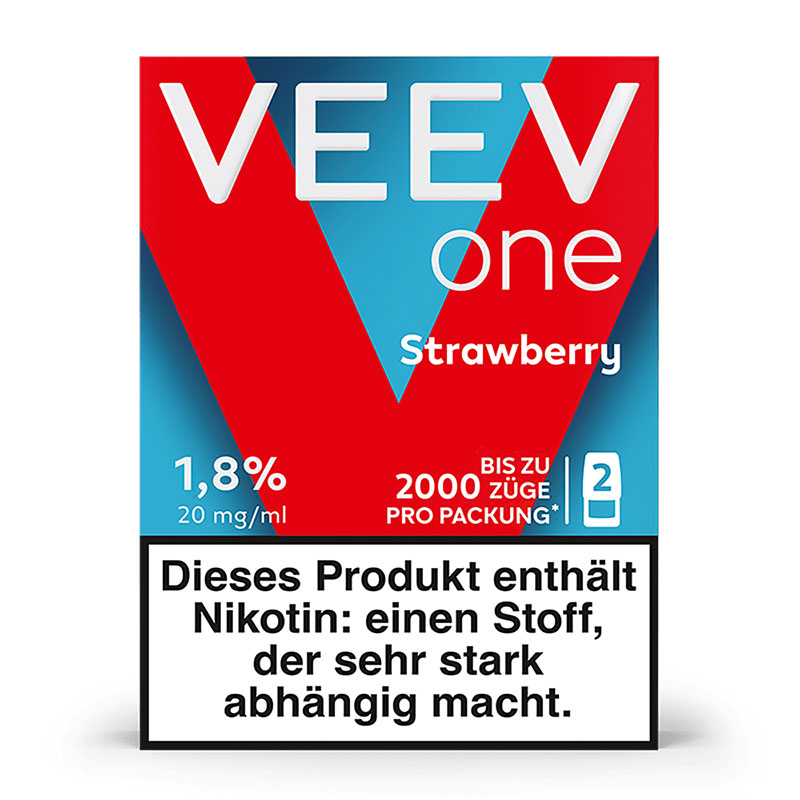 Veev One Strawberry 20mg Prefilled Pods Packung Front