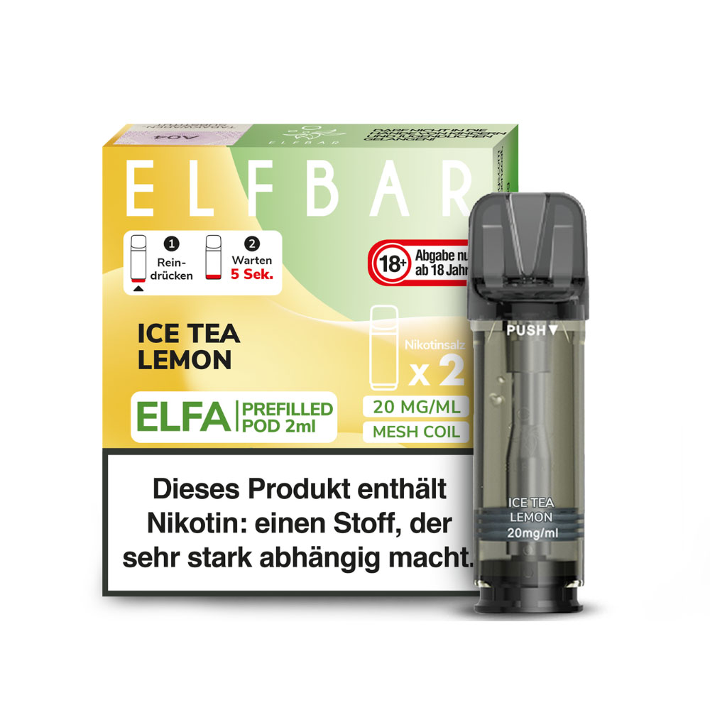 Elfbar Elfa Pods Ice Tea Lemon - 20mg Nikotin