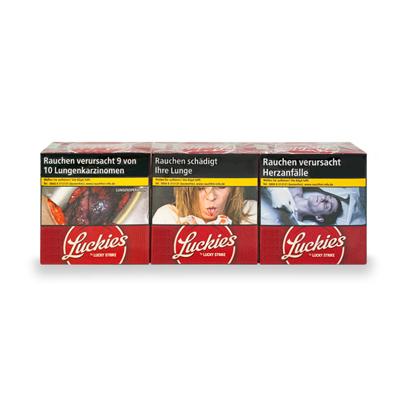 Luckies Crafted 1871 Red Hercules Zigaretten Stange