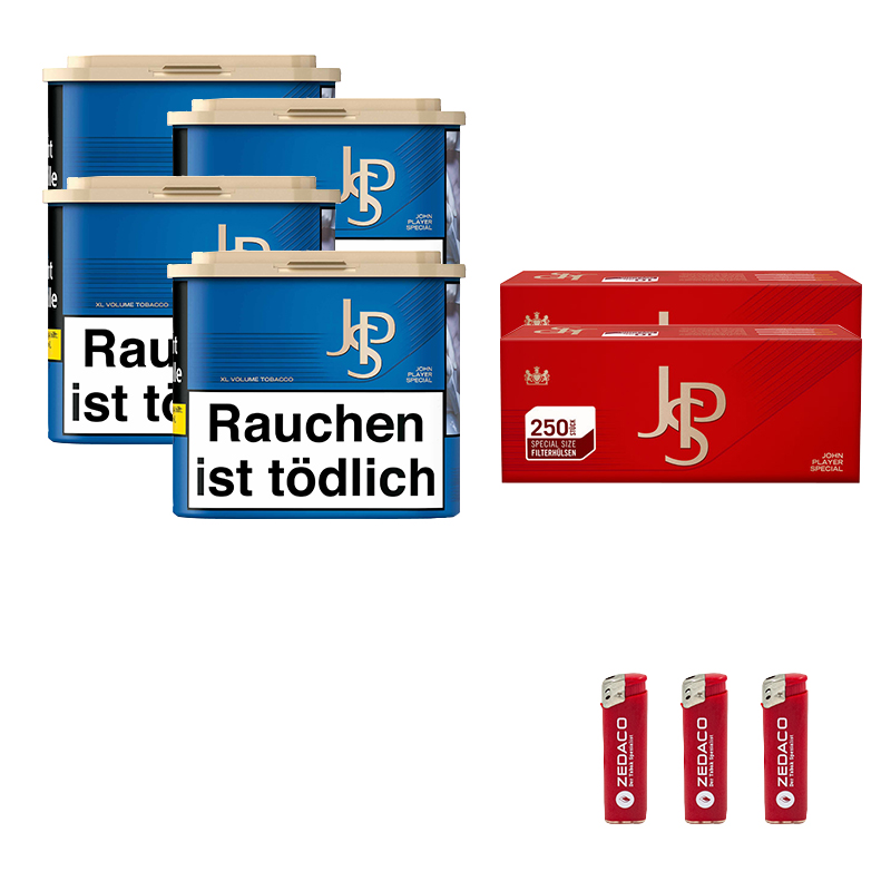 JPS Volumentabak Blue S Dose Aktion Large Extra Hülsen