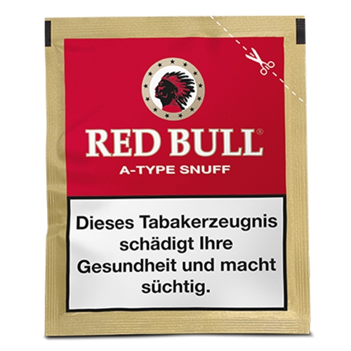 Red Bull A-Type Snuff Schnupftabak Packung