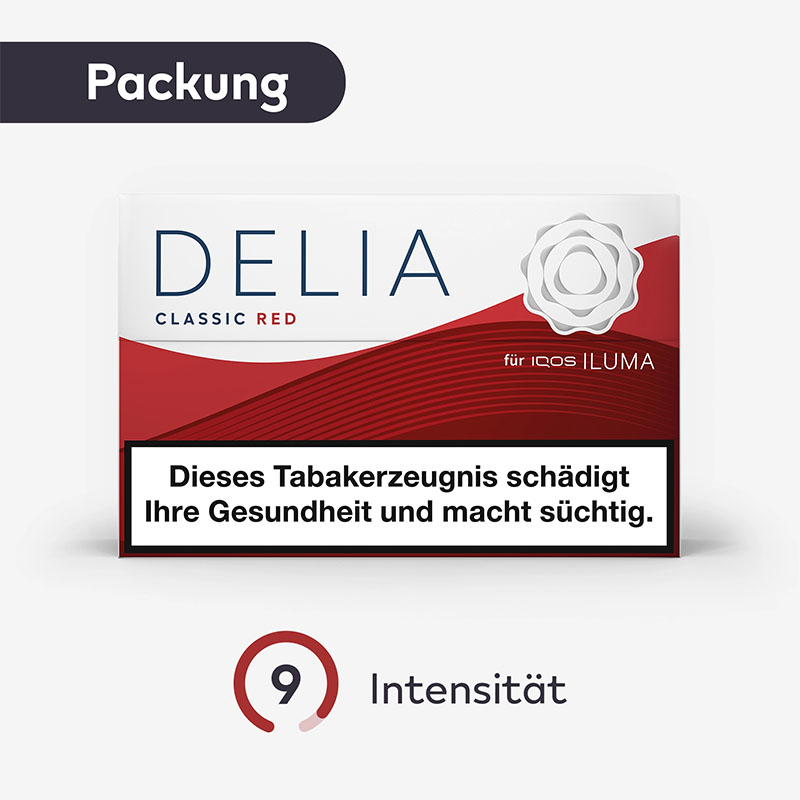 DELIA Classic Red Sticks Packung