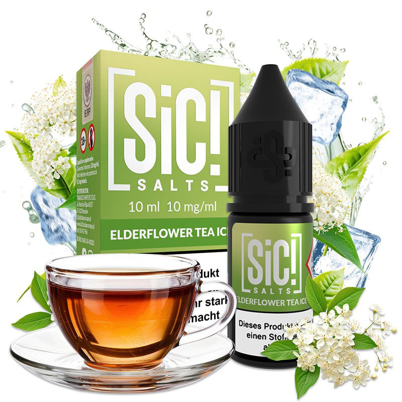 SiC! Salts Elderflower Tea Ice 10mg Nikotinsalz Liquid