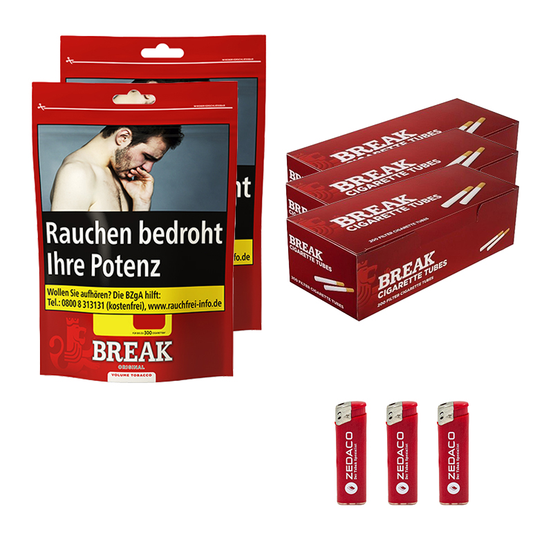 Break Red Volumentabak Beutel Aktion Large
