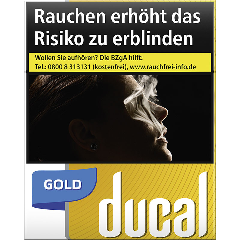 Ducal Gold XL Zigaretten Schachtel