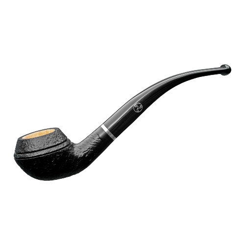 Pfeife Rattray`s Mary Sandblast 161 Half Bent Rhodesian Black