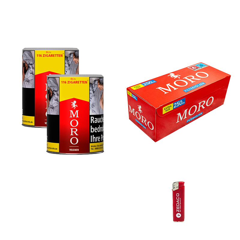 Moro Volumentabak Red S Dose Aktion Small Extra Hülsen