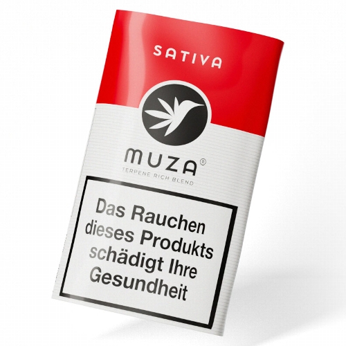 Muza Sativa Terpene Rich Blend Kräutertabak Pouch