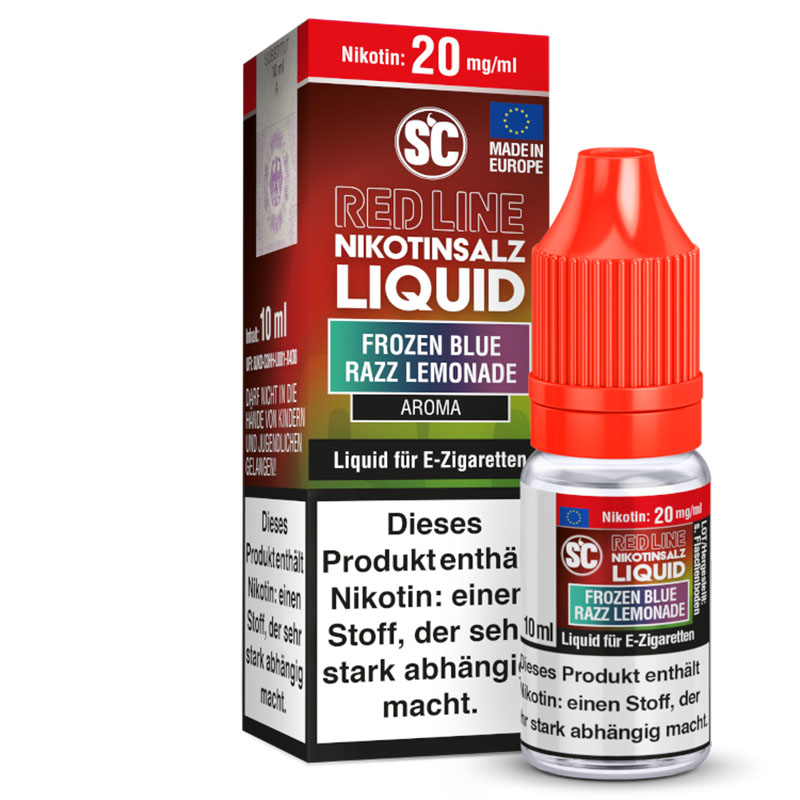 SC Red Line Frozen Blue Razz Lemonade 20mg Nikotinsalz Liquid