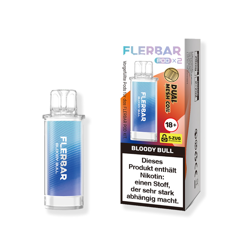 Flerbar Bloody Bull 20mg Prefilled Pods