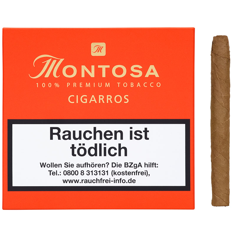 Montosa Cigarros Schachtel geschlossen
