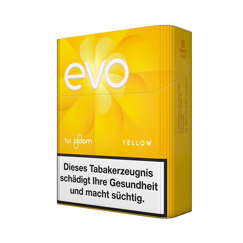 Evo Sticks Yellow Schachtel