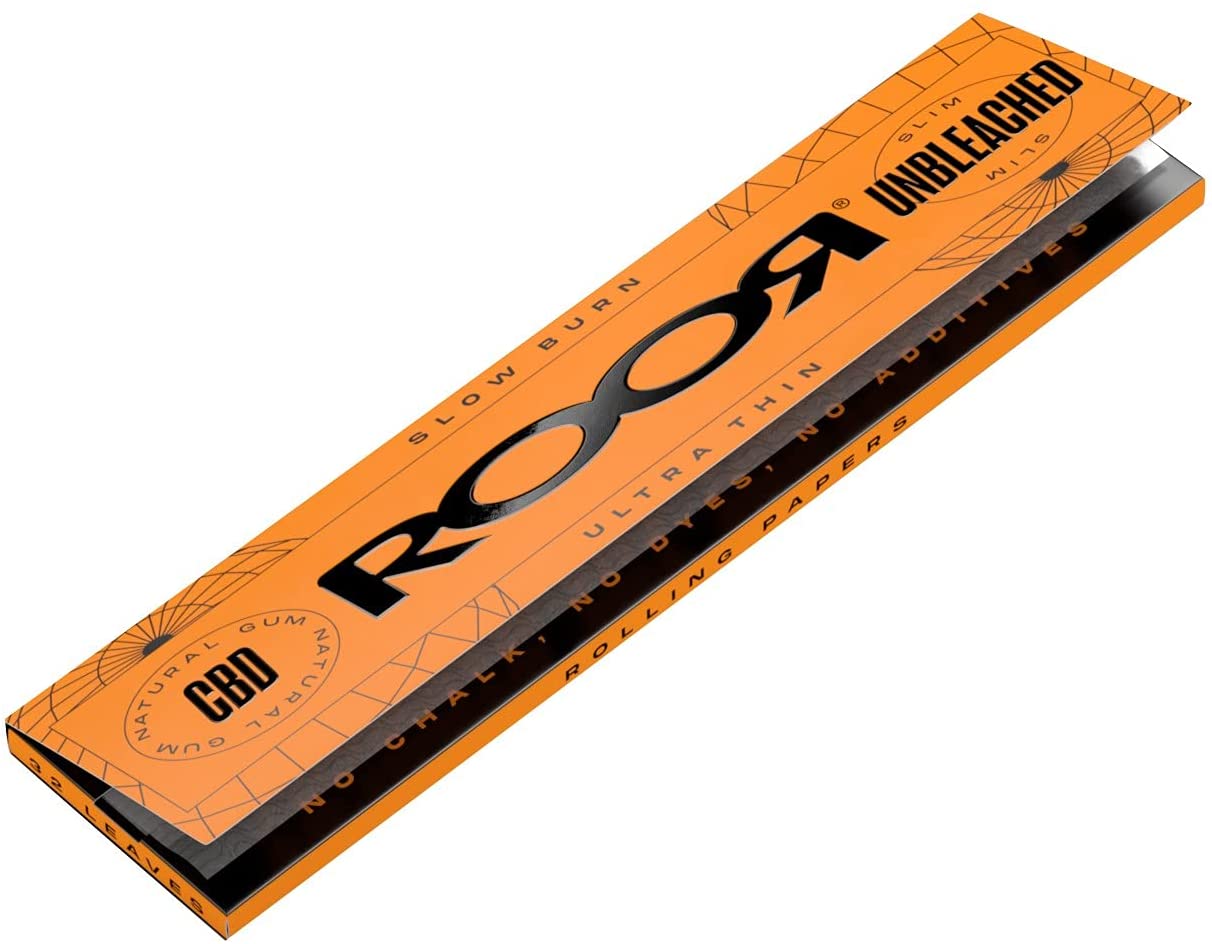 Roor Unbleached Slim Zigarettenpapier Packung