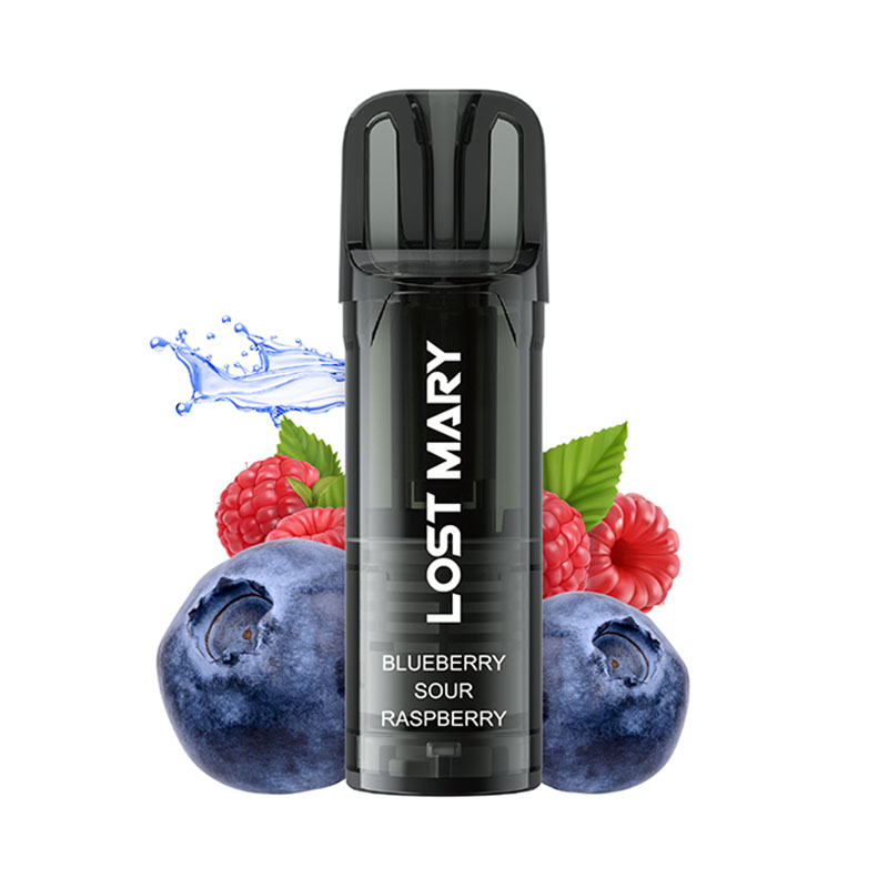 Lost Mary Wavi Blueberry Sour Raspberry 20mg Prefilled Pods Packung