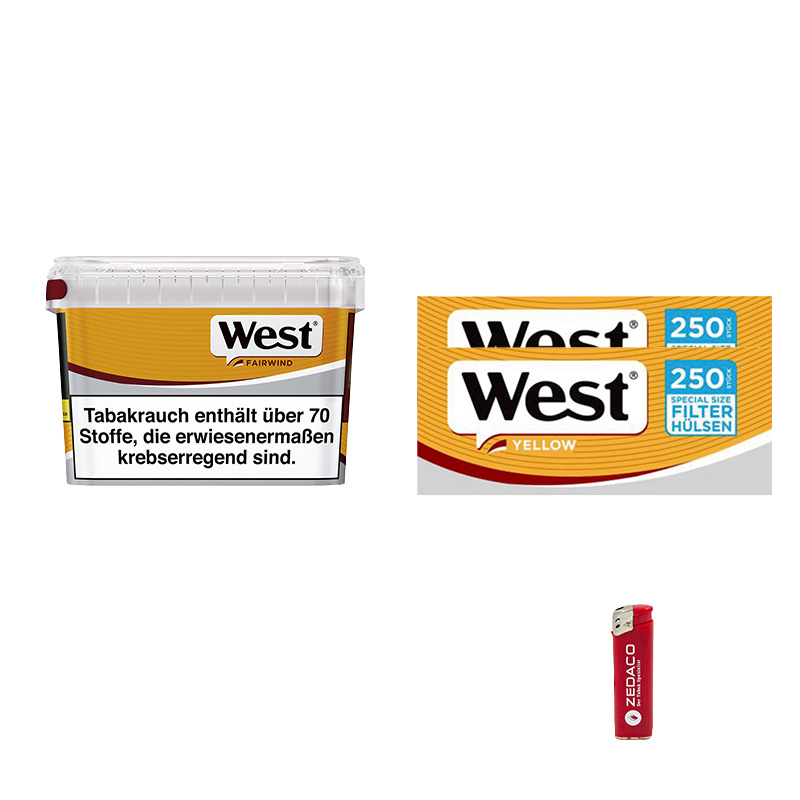 West Volumentabak Yellow Mega Eimer Aktion Small