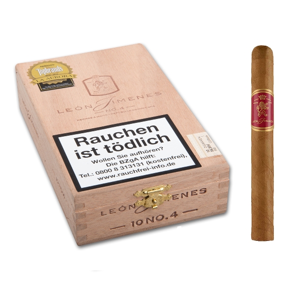 Leon Jimenes No. 4 Zigarren Kiste