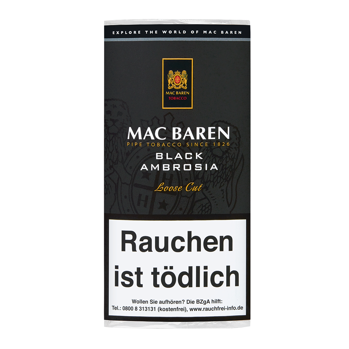 Mac Baren Black Ambrosia Pfeifentabak Pouch