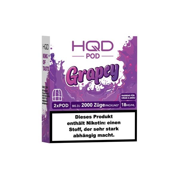 HQD Cirak 2 Grapey 18mg Prefilled Pods