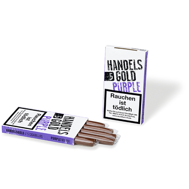 Handelsgold Purple Zigarillos Schachtel
