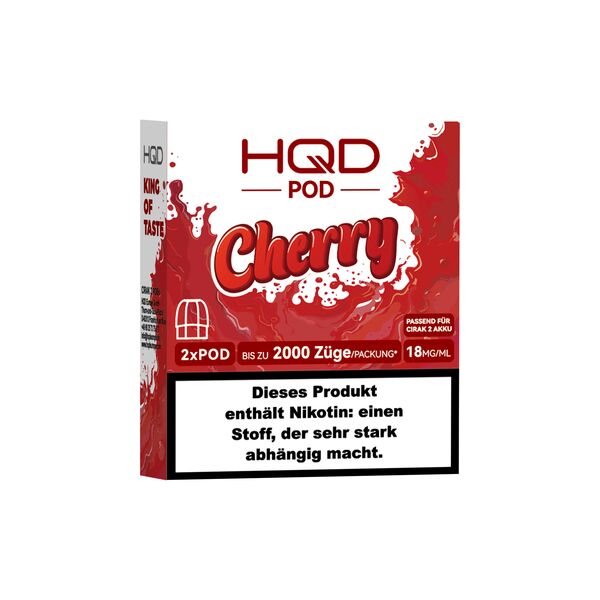 HQD Cirak 2 Cherry 18mg Prefilled Pods