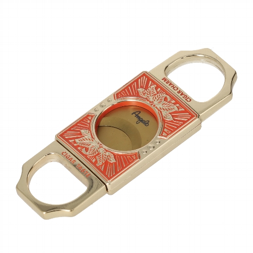 Angelo Metall Orange Gold Zigarrenabschneider