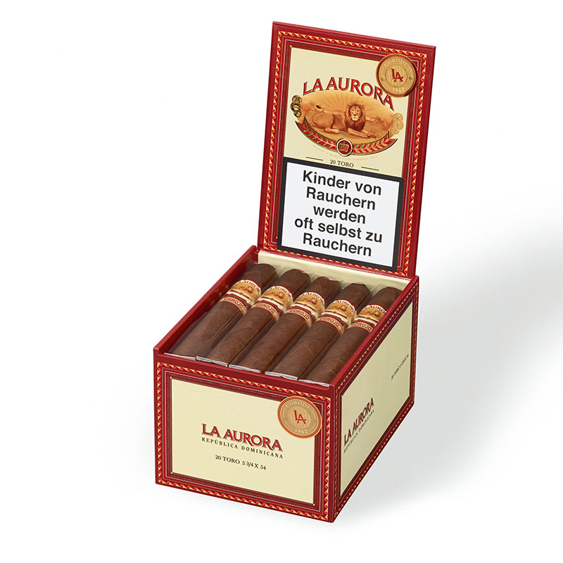 La Aurora 1962 Corojo Toro Zigarren Kiste