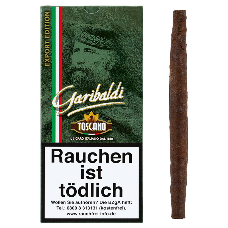Toscano Garibaldi Zigarren Schachtel