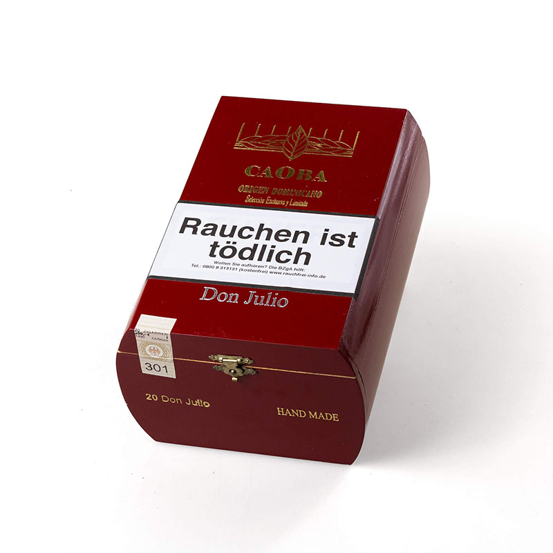 Caoba Origen Dominicano Don Julio Zigarren Kiste